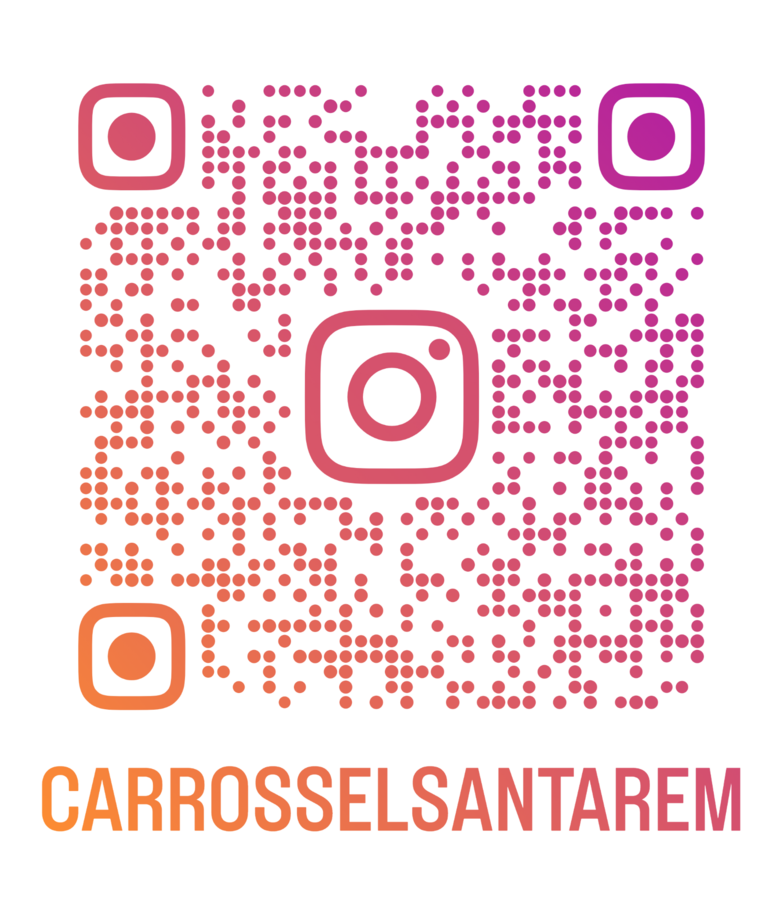 QR Code do Instagram @carrosselsantarem